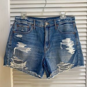 American Eagle Blue Denim Shorts